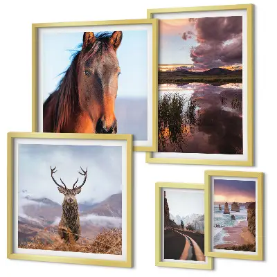 Bildergalerie-Set für die Wand natürliche Schönheit der Landschaften