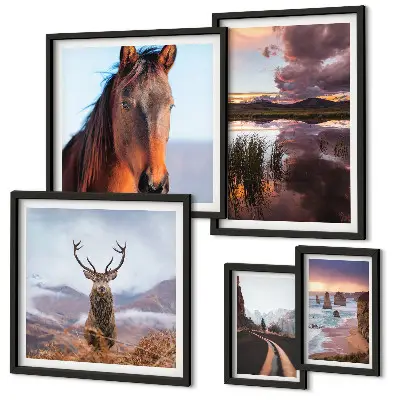 Bildergalerie-Set für die Wand natürliche Schönheit der Landschaften
