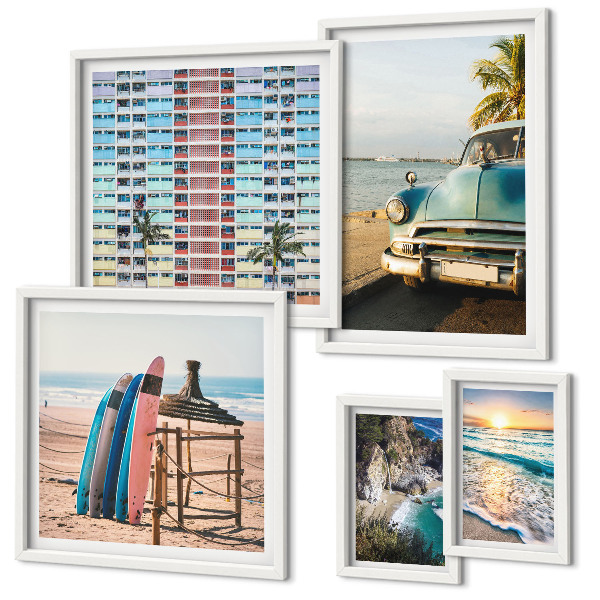 Bildergalerie-set für die wand Stilvolle Strandlandschaften