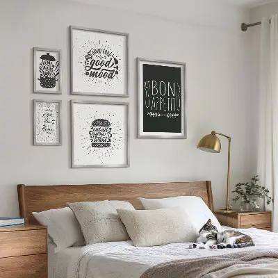 Modernes Wandbilder-Set Kücheninspiration zum Kochen