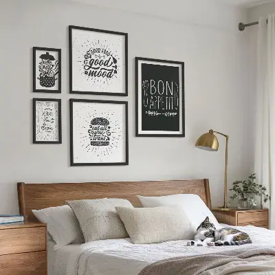 Modernes Wandbilder-Set Kücheninspiration zum Kochen