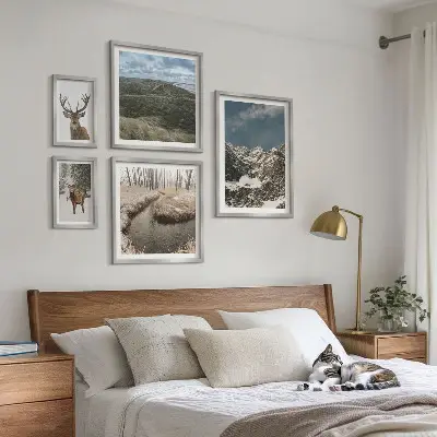Bildergalerie-Set für die Wand wilde Natur und majestätische Berge