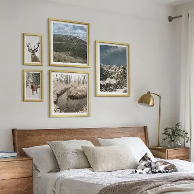 Bildergalerie-Set für die Wand wilde Natur und majestätische Berge