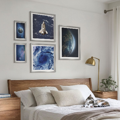 Modernes wandbilder-set Die kosmischen Landschaften der Erde