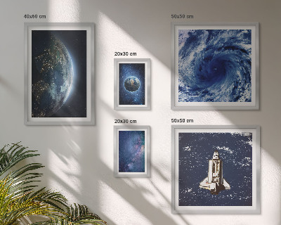 Modernes wandbilder-set Die kosmischen Landschaften der Erde