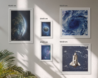 Modernes wandbilder-set Die kosmischen Landschaften der Erde