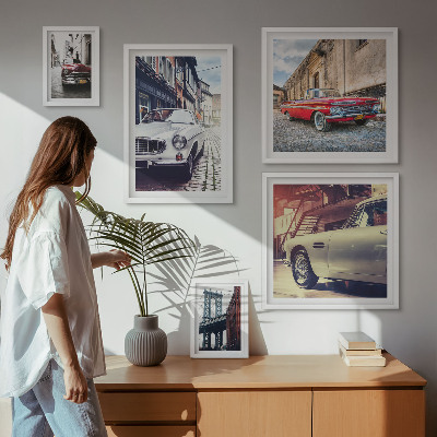 Bildergalerie-set für die wand Stilvolle Klassiker in der Stadt