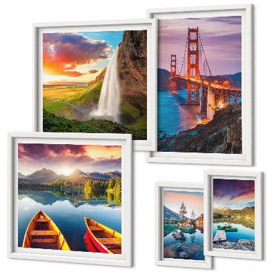 Bildergalerie-set für die wand Landschaften Naturbrücken USA