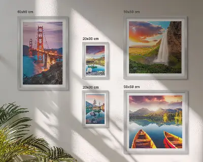 Bildergalerien-Set für die Wand Landschaften und Naturbrücken aus den USA