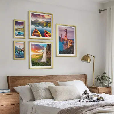 Bildergalerien-Set für die Wand Landschaften und Naturbrücken aus den USA