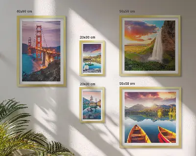 Bildergalerien-Set für die Wand Landschaften und Naturbrücken aus den USA