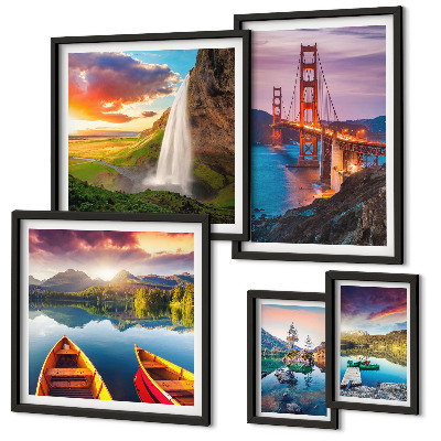Bildergalerie-set für die wand Landschaften Naturbrücken USA
