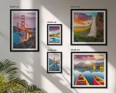 Bildergalerien-Set für die Wand Landschaften und Naturbrücken aus den USA