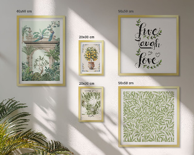 Bildergalerie-set für die wand Pflanzenmotive, Boho-Akzente