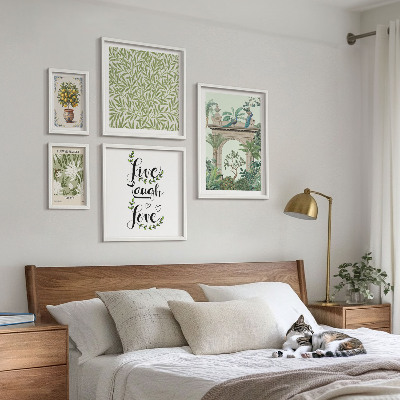 Bildergalerie-set für die wand Pflanzenmotive, Boho-Akzente