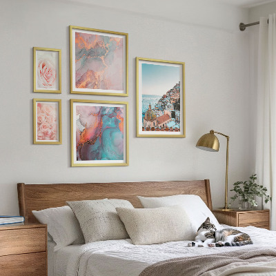 Bildergalerie-set für die wand Romantische rosa Landschaften