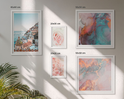 Bildergalerie-set für die wand Romantische rosa Landschaften