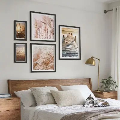 Bilderset fürs Sofa mit friedlichen Naturansichten