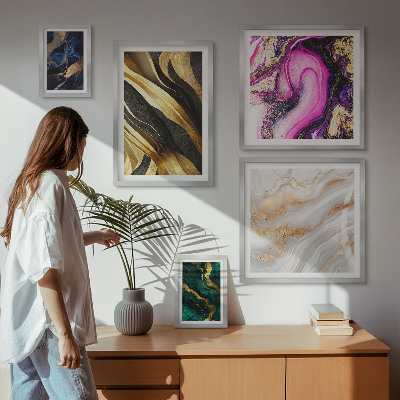 Bildergalerie-set für die wand Abstrakte moderne Muster