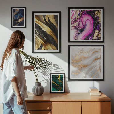 Bildergalerie-set für die wand Abstrakte moderne Muster
