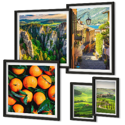 Modernes wandbilder-set Bezaubernde ländliche Landschaften