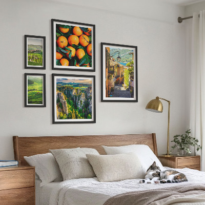 Modernes wandbilder-set Bezaubernde ländliche Landschaften