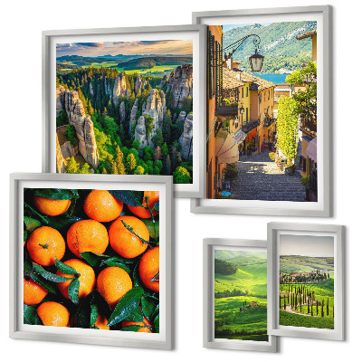 Modernes wandbilder-set Bezaubernde ländliche Landschaften