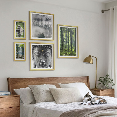 Bilderset fürs sofa Entspannende Zen-Naturmotive