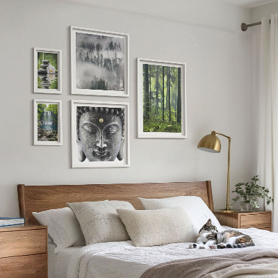 Bilderset fürs sofa Entspannende Zen-Naturmotive