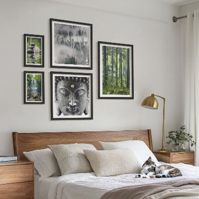 Bilderset fürs sofa Entspannende Zen-Naturmotive