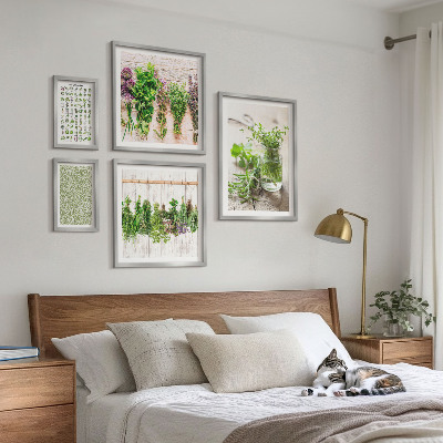 Bilderset fürs sofa Inspirationen für Kräuterdekorationen