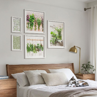 Bilderset fürs sofa Inspirationen für Kräuterdekorationen