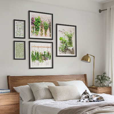 Bilderset fürs sofa Inspirationen für Kräuterdekorationen