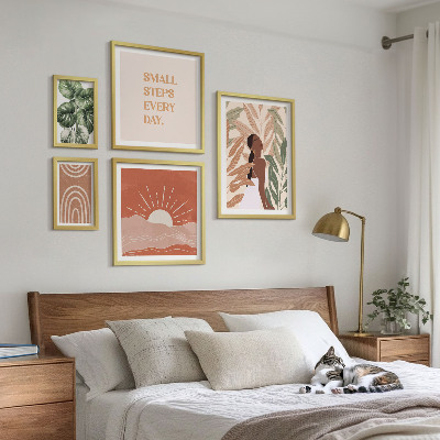 Bildergalerie-set für die wand Pflanzenmotiv im Boho-Stil