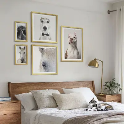 Moderne Tierporträts Bildergalerie-Set für die Wand