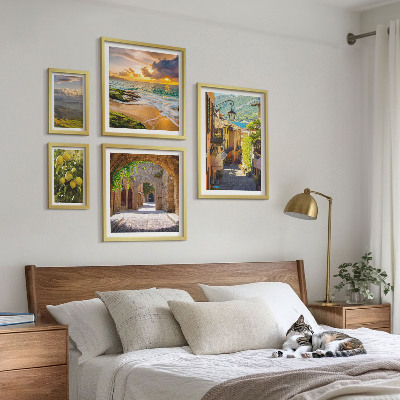 Bilderset fürs sofa Charmante Straßen und Landschaften