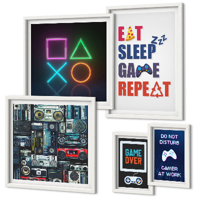 Bildergalerie-set für die wand Stilvolle Dekorationen für Gamer