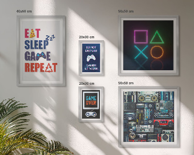 Bildergalerie-set für die wand Stilvolle Dekorationen für Gamer