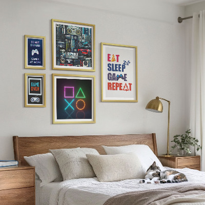 Bildergalerie-set für die wand Stilvolle Dekorationen für Gamer