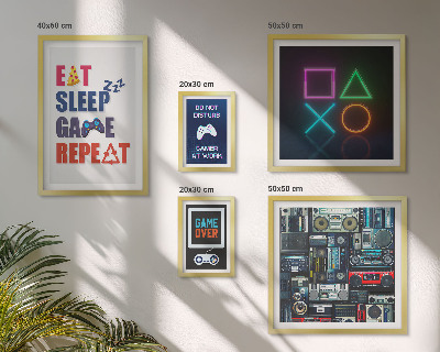 Bildergalerie-set für die wand Stilvolle Dekorationen für Gamer