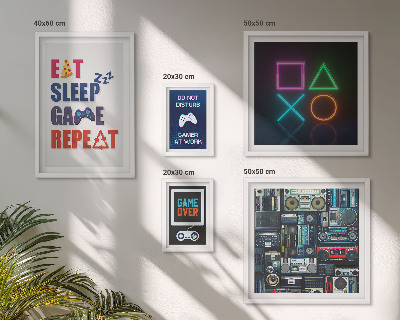 Bildergalerie-set für die wand Stilvolle Dekorationen für Gamer