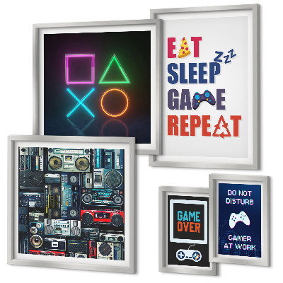 Bildergalerie-set für die wand Stilvolle Dekorationen für Gamer