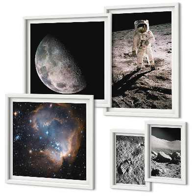 Modernes wandbilder-set Kosmische Entdeckungen und Geheimnisse