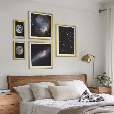 Modernes wandbilder-set Kosmische Landschaften der Galaxie