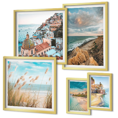 Bildergalerie-set für die wand Strandlandschaften der Welt