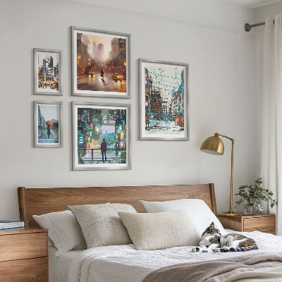Bildergalerie-set für die wand Moderne Stadtlandschaften
