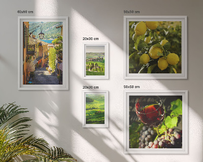 Modernes wandbilder-set Die bezaubernden Landschaften der Toskana