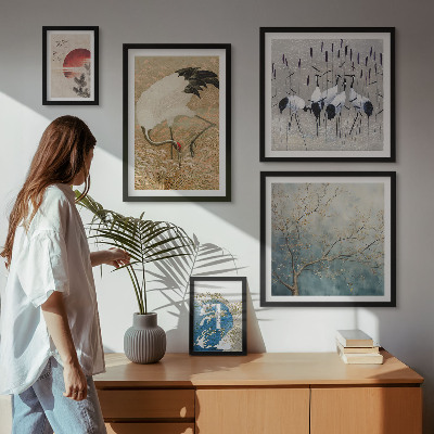 Bildergalerie-set für die wand Stilvolle Naturgemälde von Vögeln