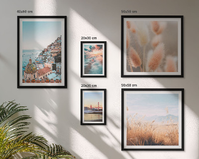 Modernes wandbilder-set Küstenlandschaften Natur