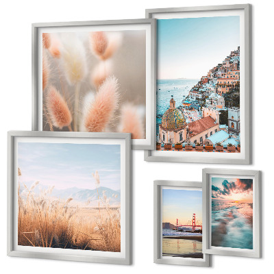 Modernes wandbilder-set Küstenlandschaften Natur